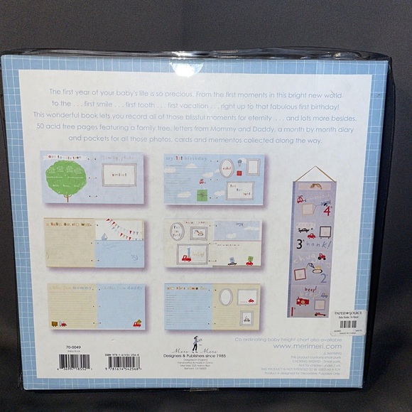 NWT. Baby Boy binder on board. 11x11” - Picture 2 of 6